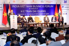 Presidente Tran Dai Quang interviene en Foro Empresarial Vietnam- la India