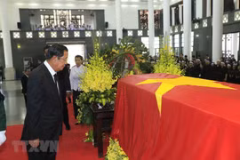 Delegaciones de numerosos países asisten a honras fúnebres del presidente de Vietnam en Hanoi