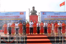 Inauguran Parque Fidel en la provincia central vietnamita de Quang Tri