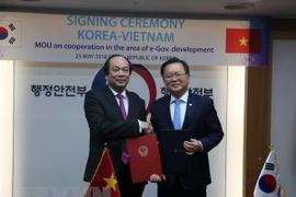 Vietnam y Sudcorea cooperan en construcción del gobierno electrónico 