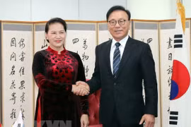 Dirigente parlamentaria se reúne con cónsul general honorario de Vietnam en Busan 