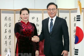 Dirigente parlamentaria se reúne con cónsul general honorario de Vietnam en Busan 