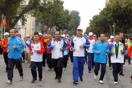 Localidades vietnamitas responden al Día de la Carrera Olímpica por la Salud Pública 