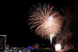Festival internacional de fuegos artificiales en Da Nang seduce a espectadores