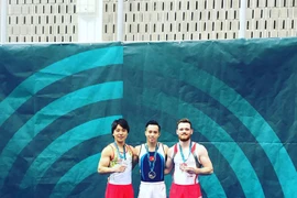 Gimnastas vietnamitas conquistan medallas de oro en Copa Mundial