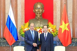 Presidente de Vietnam recibe al canciller ruso, Serguei Lavrov 