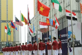 Ya ondea en Indonesia bandera vietnamita en ocasión de Juegos Paralímpicos de Asia