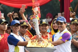Llega a Yakarta antorcha de los Juegos Asiáticos
