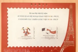 Emiten sellos por aniversario 45 de vínculos diplomáticos Vietnam-Francia