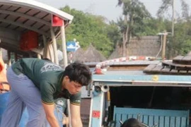 Ciudad vietnamita libera decenas de toneladas de alevines a hábitat natural