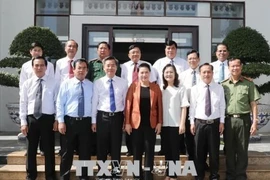 Presidenta parlamentaria de Vietnam recorre por la provincia sureña de Bac Lieu 
