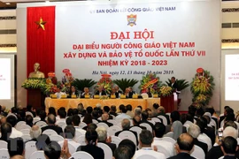 Efectúan séptimo Congreso de católicos vietnamitas dedicado a construcción y defensa nacional