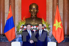 Presidente vietnamita recibe a titular del Parlamento de Mongolia