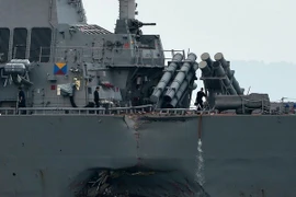 Singapur anuncia causa de colisión entre USS John S.McCain y petrolero Alnic MC 