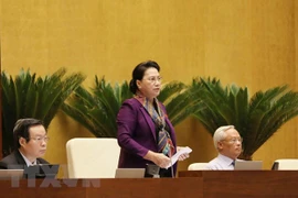 Máxima legisladora de Vietnam llama al pueblo a tener confianza en decisión del Partido y Estado