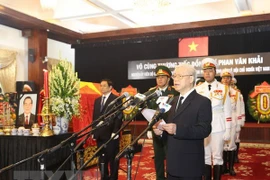 Honras fúnebres en memoria del expremier ministro Phan Van Khai 
