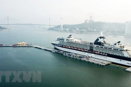 Nuevo puerto vietnamita de Hon Gai recibe primer crucero con tres mil visitantes 