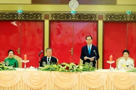 Presidente de Vietnam preside banquete de bienvenida a su homólogo sudcoreano