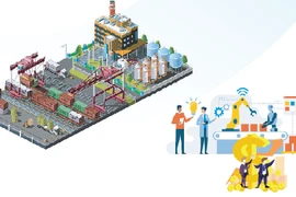Industria y comercio de Hanoi crecen en dirección positiva