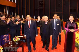 Sesión preparatoria del XIII Congreso Nacional del Partido Comunista de Vietnam