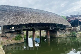 Nam Dinh de Vietnam luce orgullosa el puente único de Lang Kenh