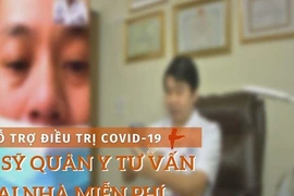 Médicos militares brindan consultas gratuitas para pacientes de la COVID-19 tratados en el hogar