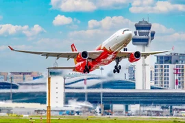 Un avión de Vietjet. (Foto: VNA)