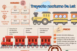 Experimentan el único tren cremallera en Vietnam
