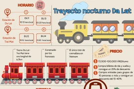 Experimentan el único tren cremallera en Vietnam