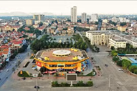 Un rincón de la ciudad de Bac Giang visto desde arriba. (Foto; VNA(