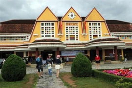 La estación de Da Lat reconocida como destino turístico de la provincia de Lam Dong. (Foto: VNA)