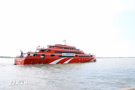 Se suspenderá el servicio de barco expreso Ciudad Ho Chi Minh-Con Dao. (Foto: VNA)