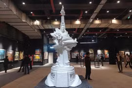 Escultura "La madre de la patria de los Dong Khoi" del artista Chau Tram Anh (Foto: Vietnam+) 