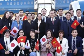 El presidente de la Asamblea Nacional, Tran Thanh Man, concluye su visita a Japón. (Foto: VNA)