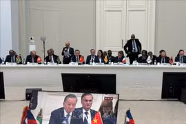 El secretario general del Partido Comunista y presidente de Vietnam, To Lam, interviene en la sesión. (Foto: VNA)