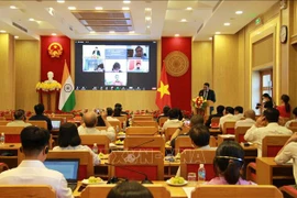 Debaten medidas para promover intercambios comerciales entre provincias vietnamitas e India