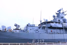 Llega a Vietnam fragata FGS Bayern de la Marina de Alemania