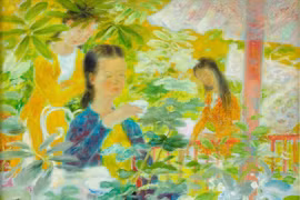 Obra de pintor vietnamita regresa a sala de subastas internacionales