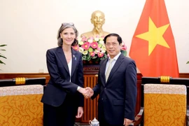 Canciller vietnamita se reúne con representante del PNUD en Vietnam