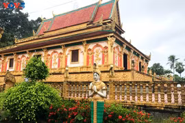 La pagoda Chroi Tansa, obra emblemática de la cultura jemer en Tra Vinh
