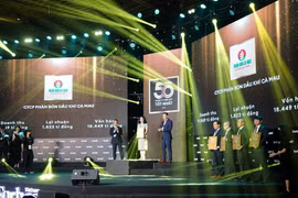  Entidades de PetroVietnam figuran entre 50 mejores empresas cotizadas en Vietnam en 2022