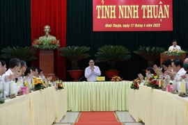 Primer ministro urge a Ninh Thuan a buscar nuevos motores para el desarrollo