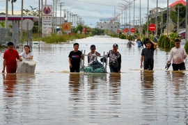 Inundaciones en Camboya cobran vida de nueve personas