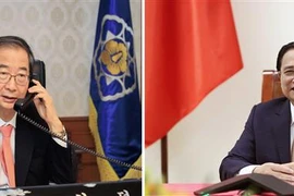 Premieres de Vietnam y Corea del Sur mantienen conversaciones telefónicas