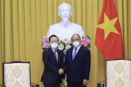 Presidente vietnamita recibe al titular del Fondo de Garantía de Crédito de Corea del Sur 