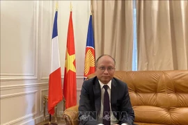 Embajador laosiano felicita a diplomáticos vietnamitas en Francia con motivo del Tet