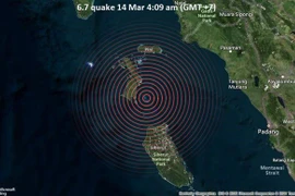 Terremoto de magnitud 6,8 sacude Indonesia