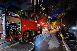 Condecoran Orden de Mérito a oficiales fallecidos en combate de incendio en Vietnam 