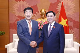 Presidente de Asamblea Nacional de Vietnam recibe a representante de Grupo surcoreano Hana