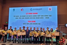 Efectúan en Vietnam ceremonia en honor a conservadores de vida silvestre
